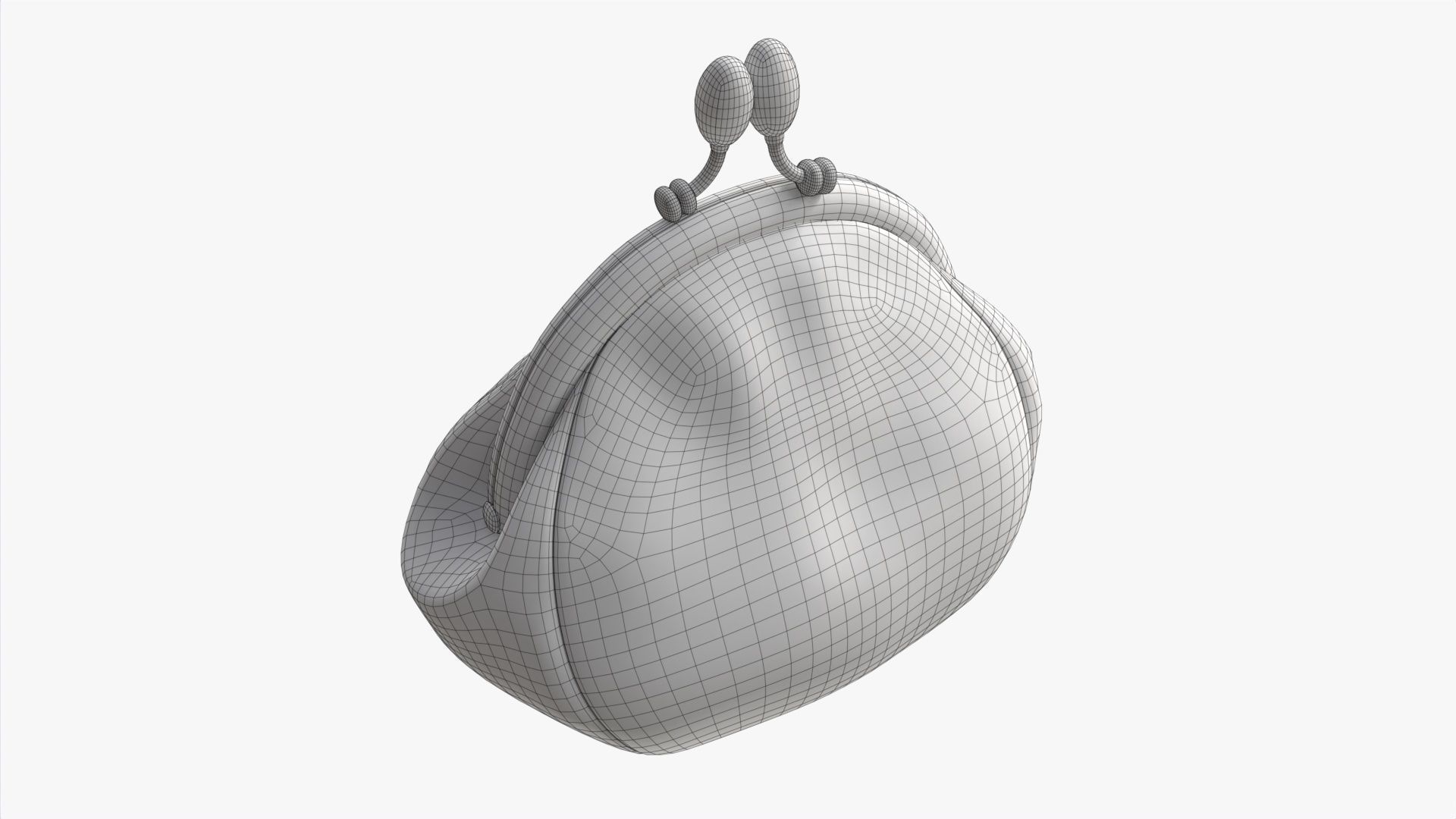 Female coin purse 02 Light 3D model_6