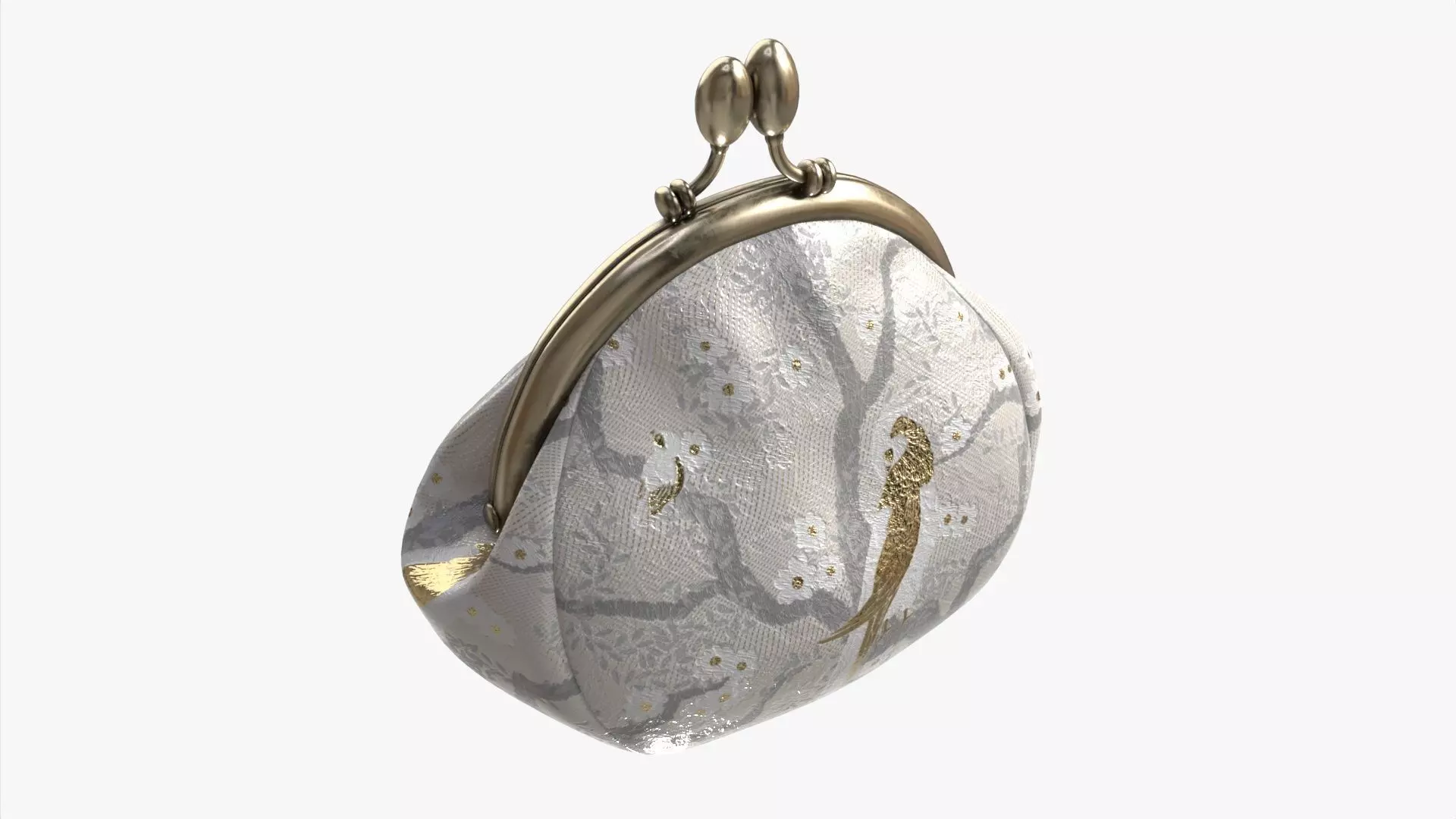 Female coin purse 02 Light 3D model_0