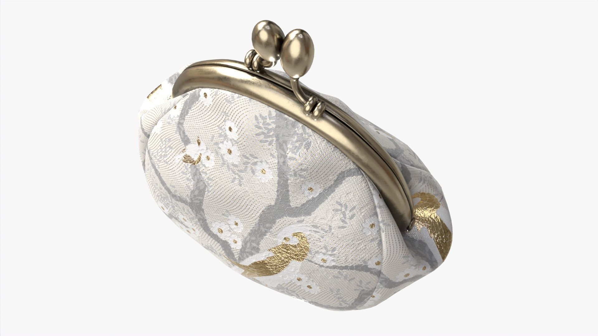 Female coin purse 02 Light 3D model_1