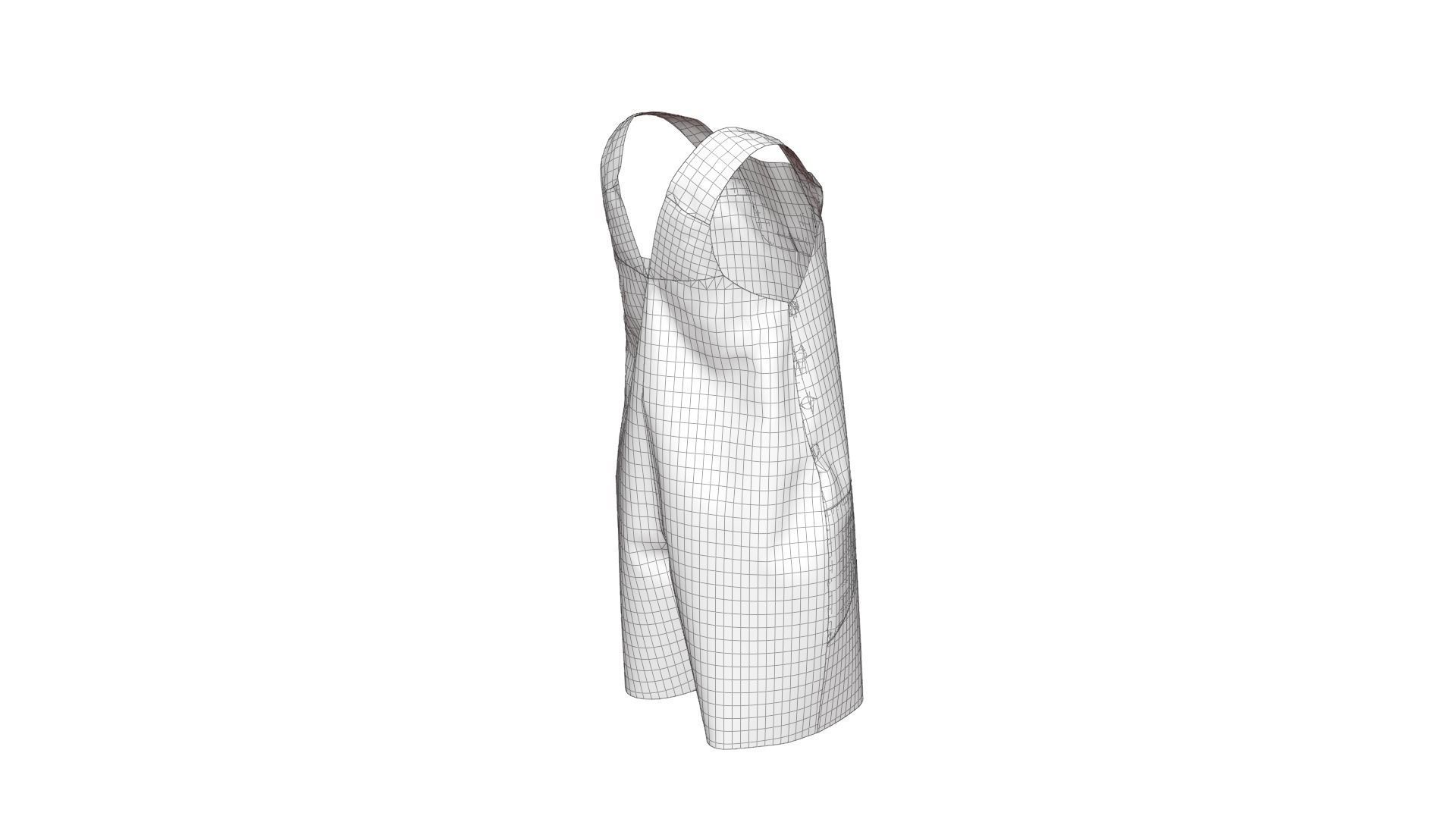 Baby Denim Overall 3D model_18