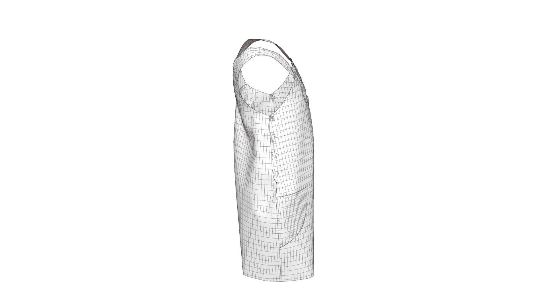 Baby Denim Overall 3D model_19