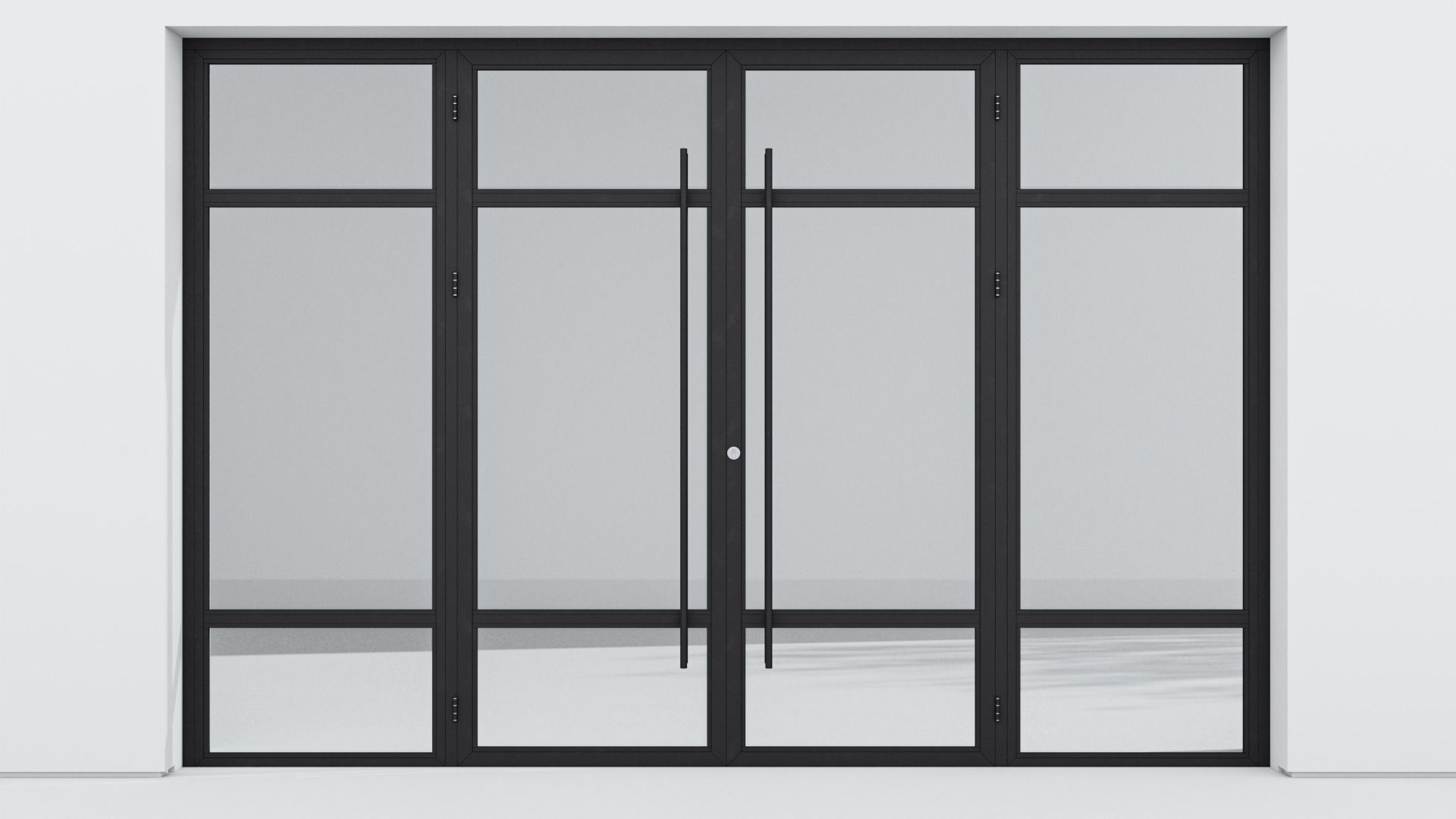 Aluminium door 218 3D model_1