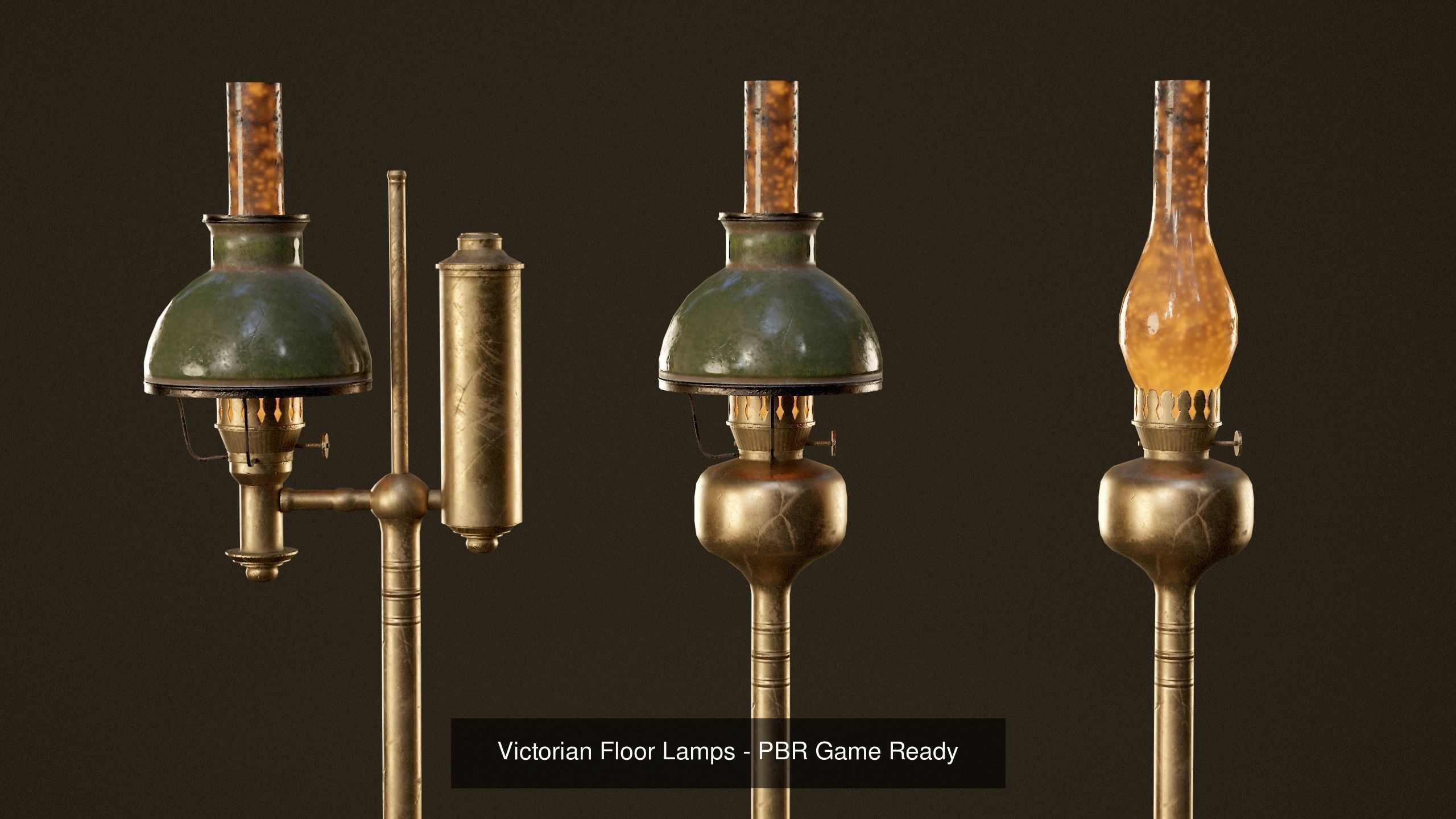 Victorian Lighting Collection - Candles and Oil Lamps _5