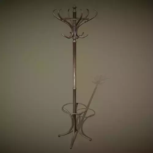 Viennese coat stand