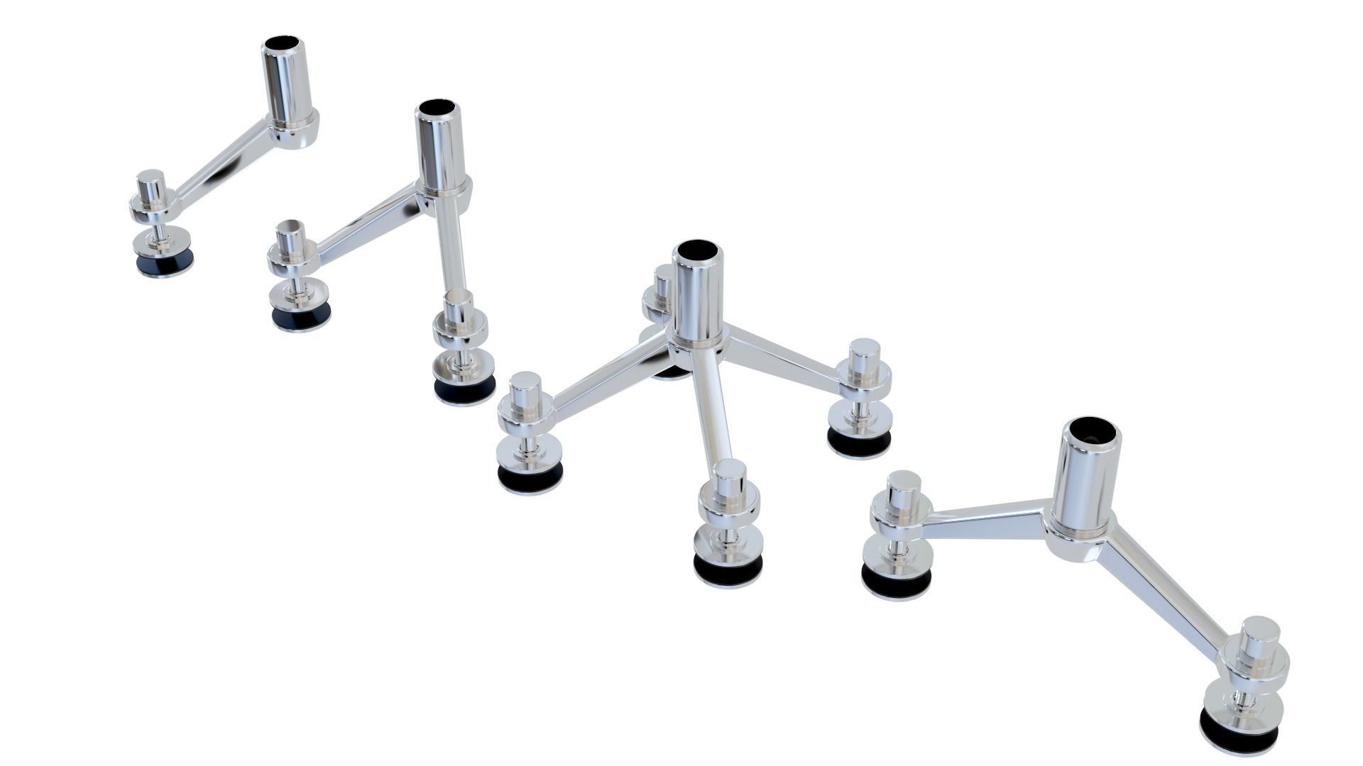 Spider System for Glass 3D model_1