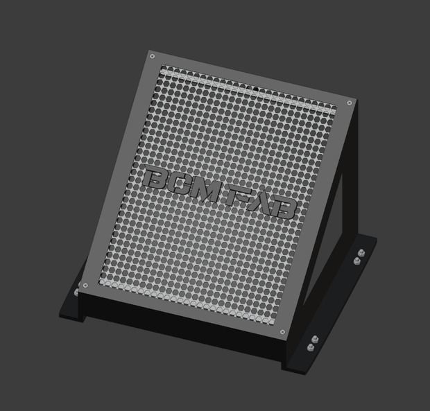 Radiator Relocation Kit 3D model_1