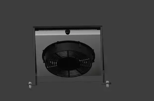 Radiator Relocation Kit 3D model