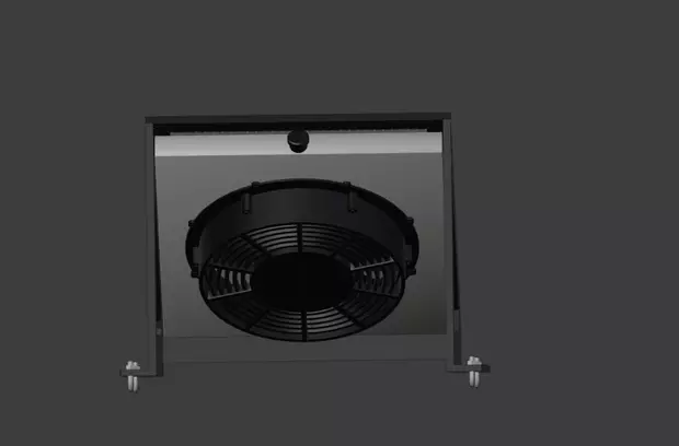 Radiator Relocation Kit 3D model_0