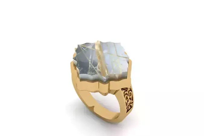 Gold Signet Ring R 206