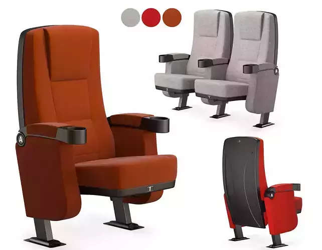 Cinema Chair 01 3D model