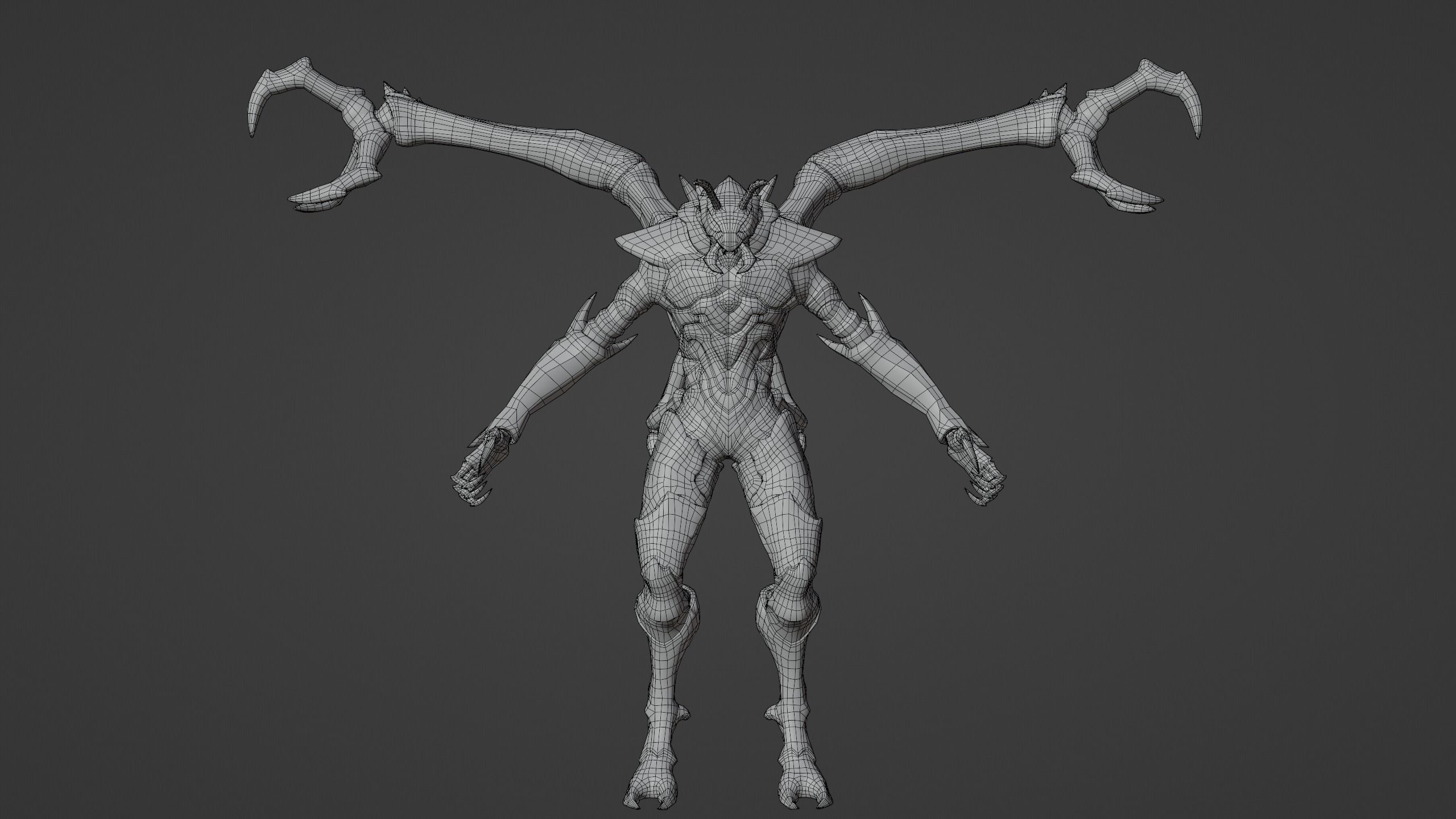 Monster ant PBR Low-poly 3D model_21