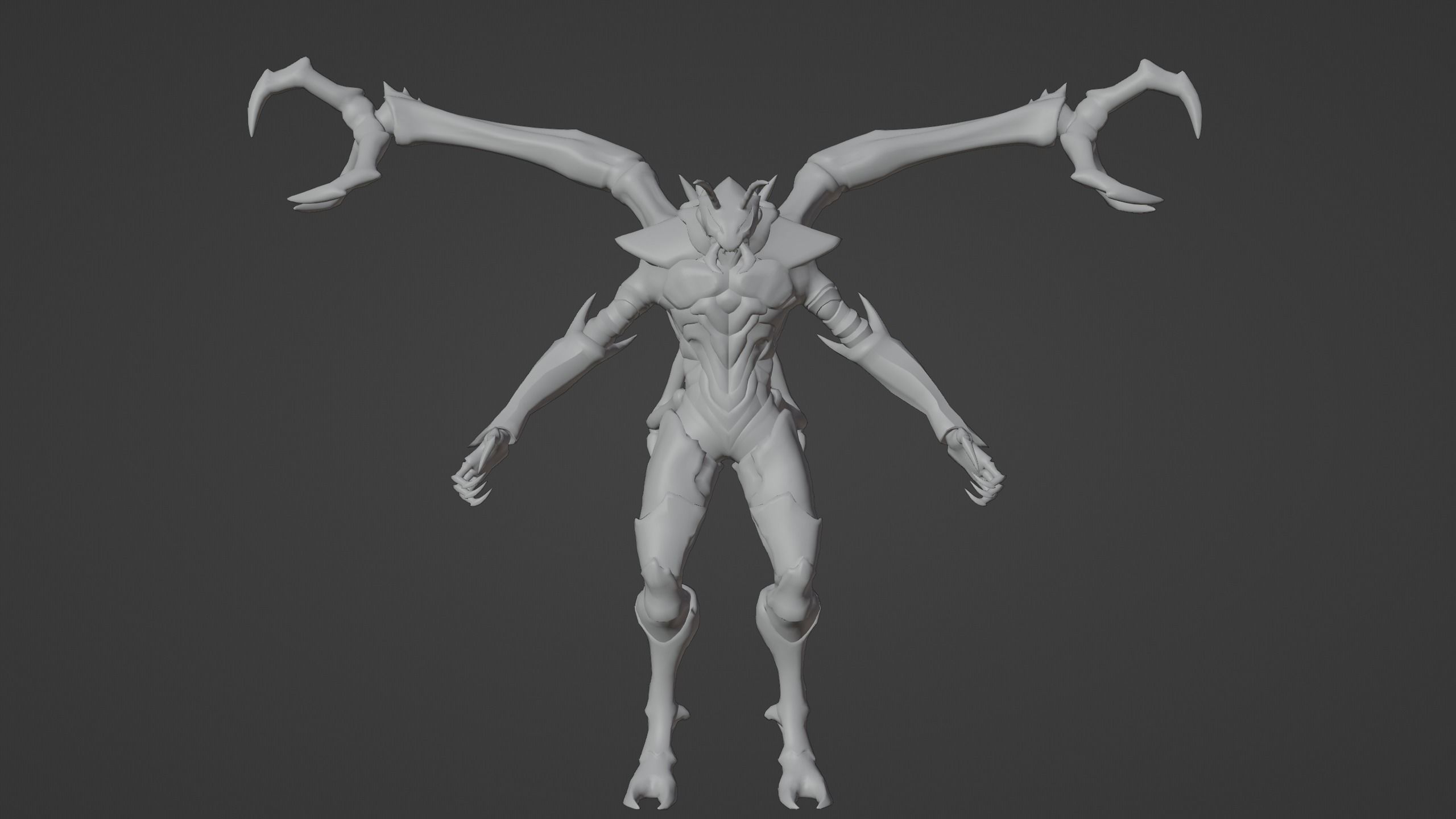 Monster ant PBR Low-poly 3D model_19