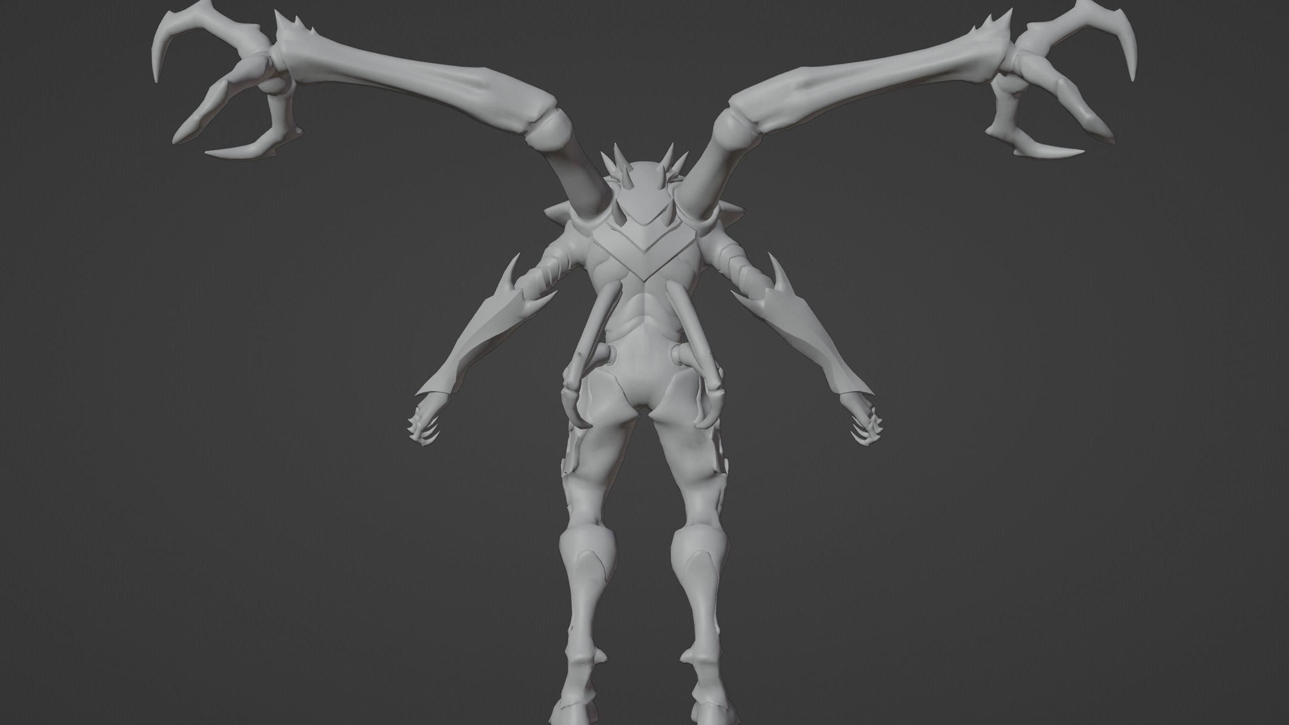 Monster ant PBR Low-poly 3D model_20