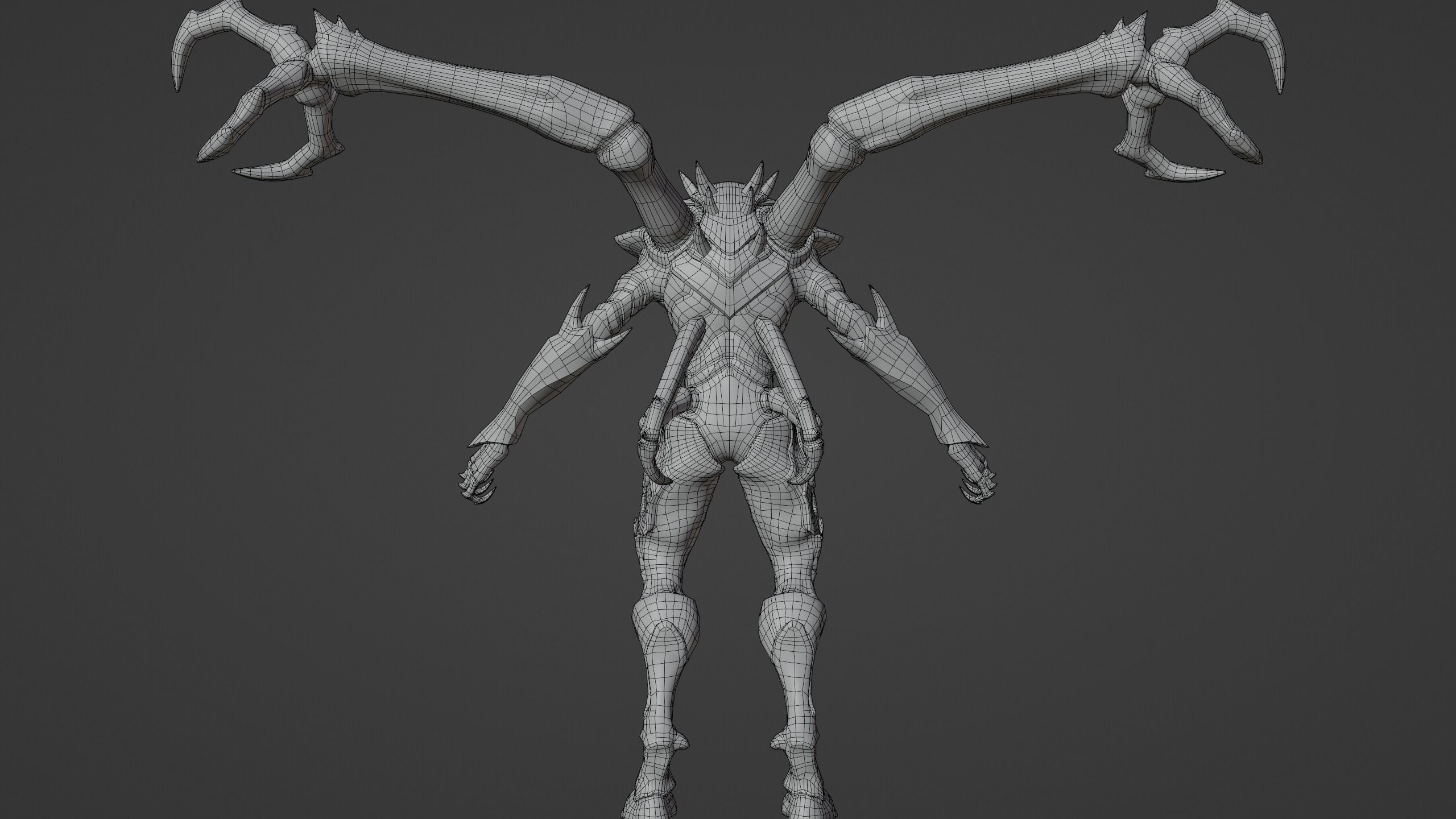 Monster ant PBR Low-poly 3D model_22