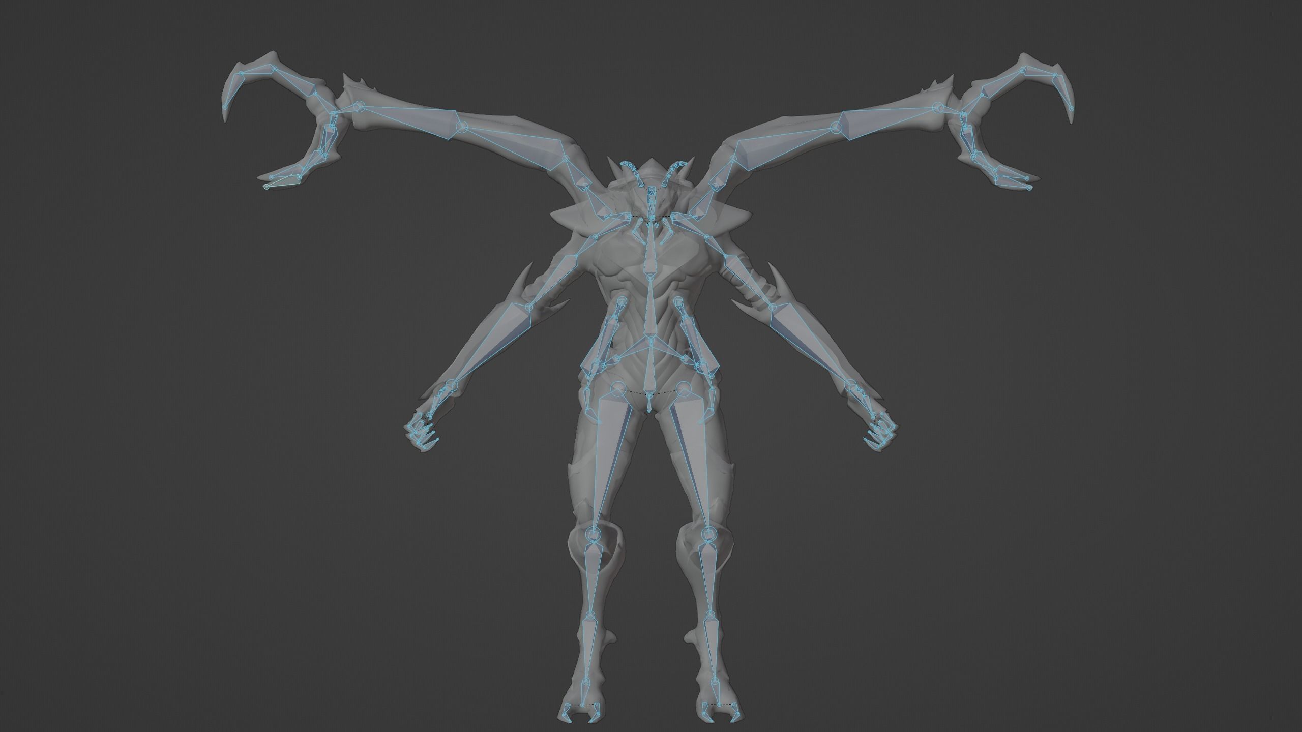 Monster ant PBR Low-poly 3D model_26