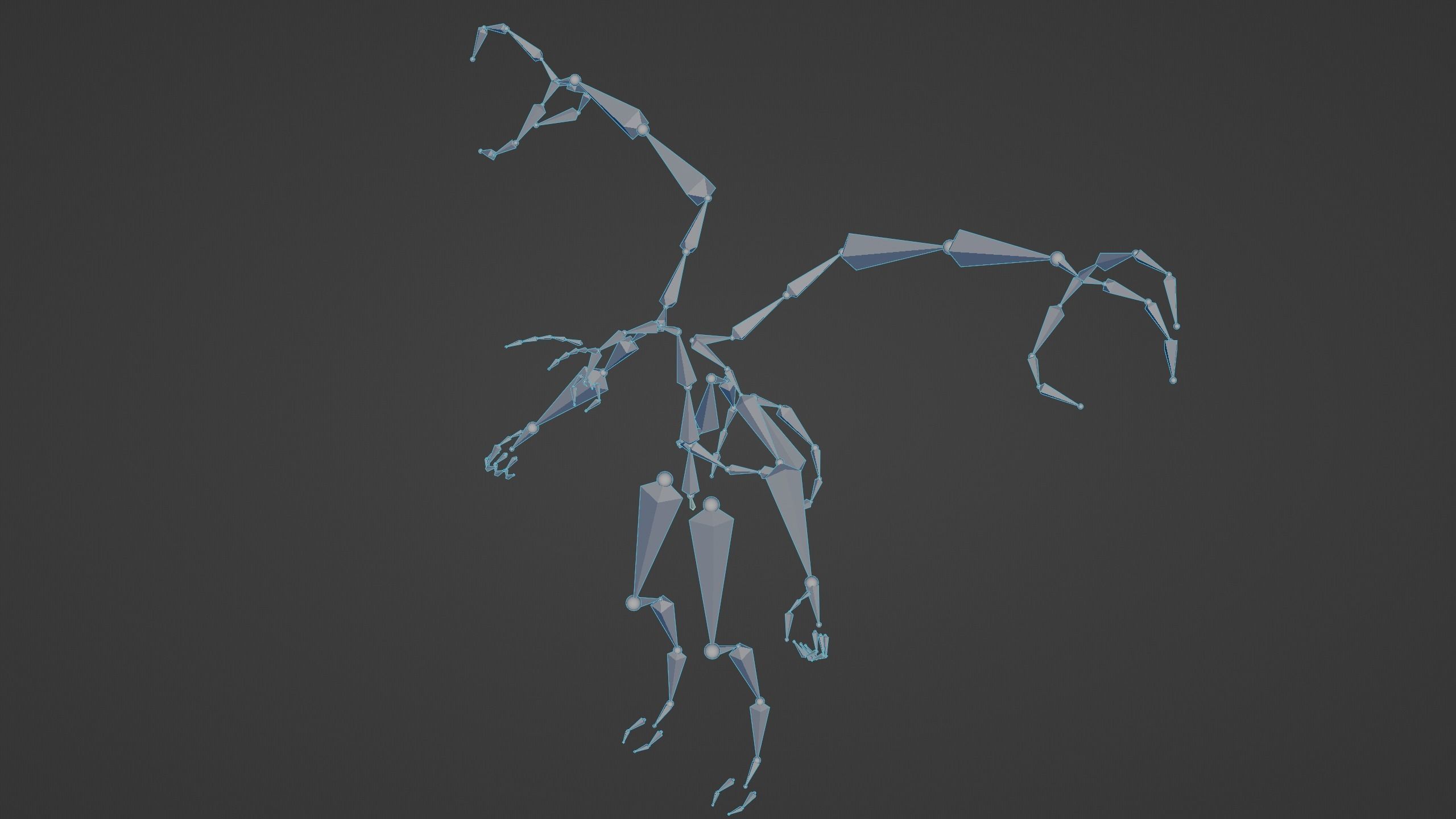 Monster ant PBR Low-poly 3D model_28