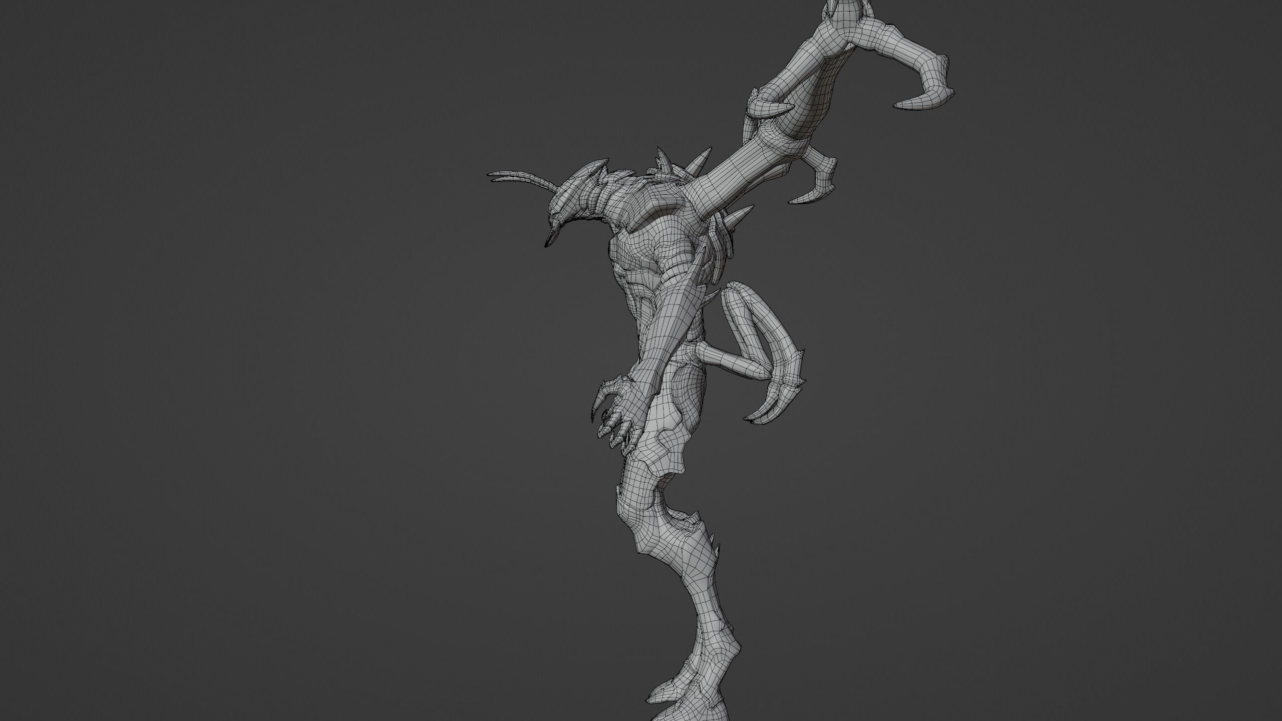 Monster ant PBR Low-poly 3D model_23