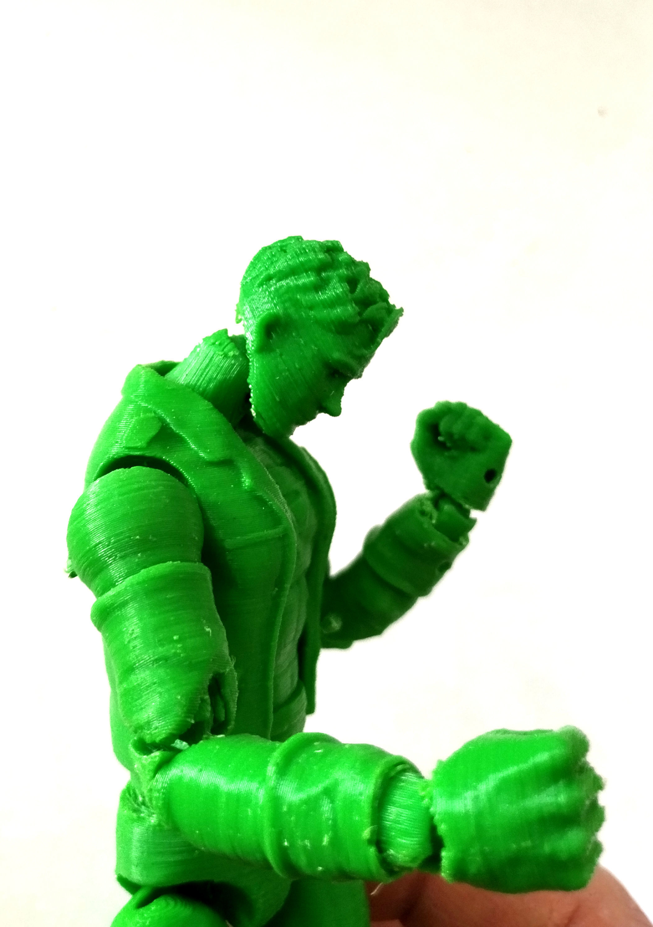 Superboy Articulated Action figure  3D print model_6