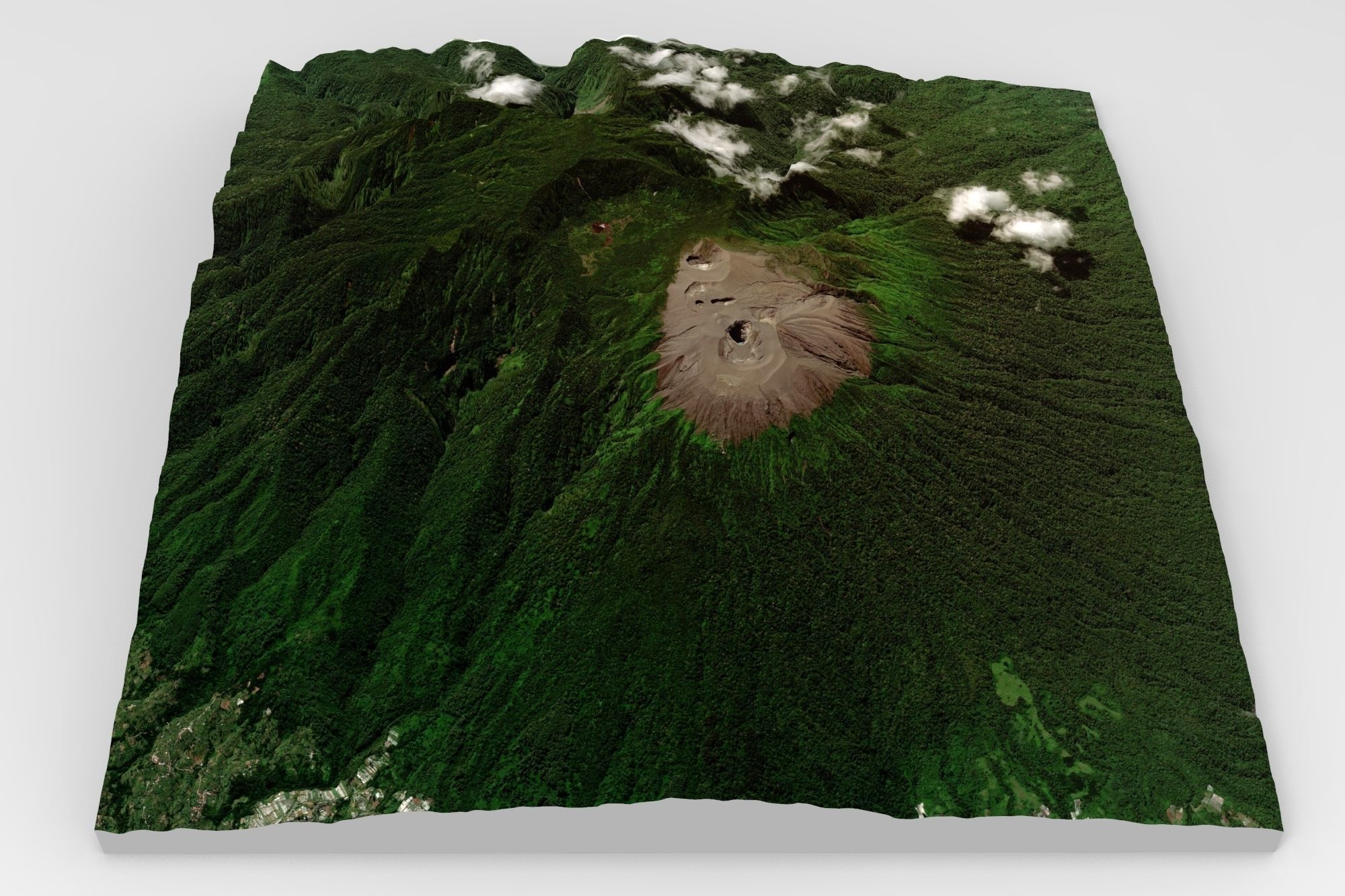 Mount Merapi Volcano in Indonesia 3D model_5