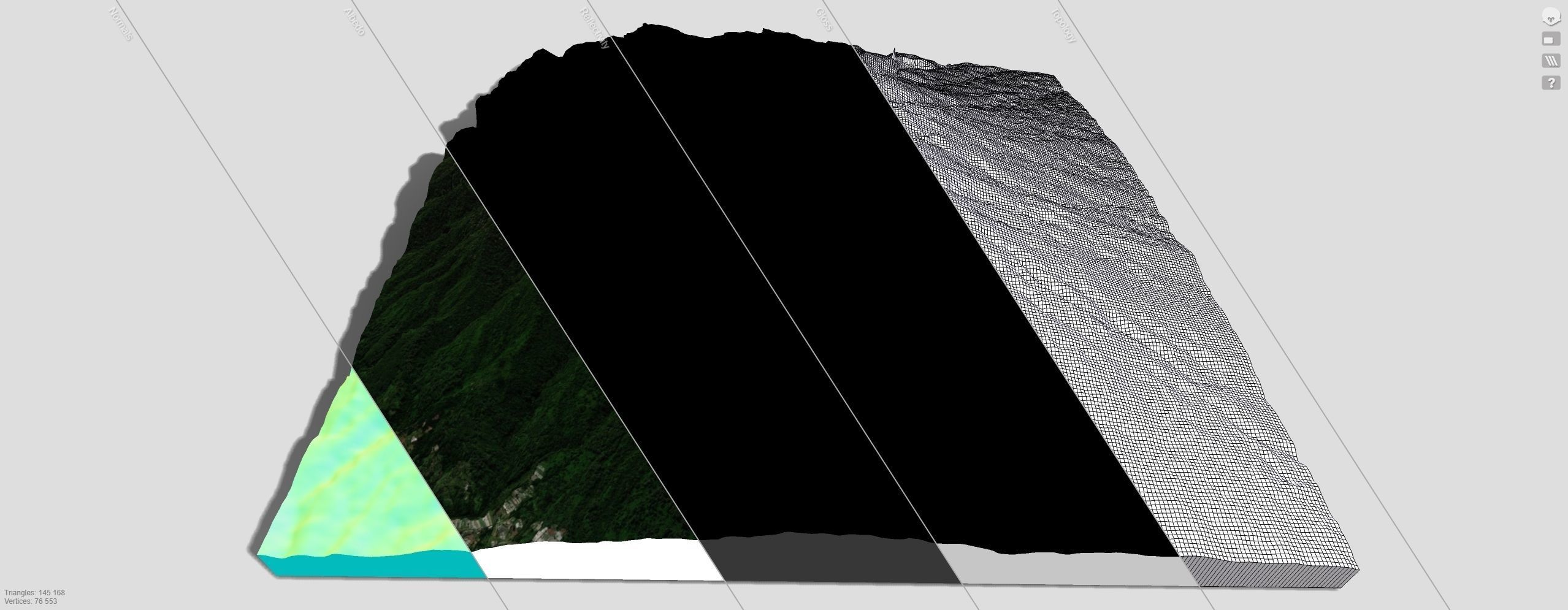 Mount Merapi Volcano in Indonesia 3D model_9