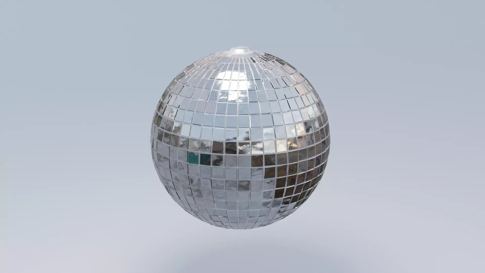 Disco Ball Low-poly 3D model_0