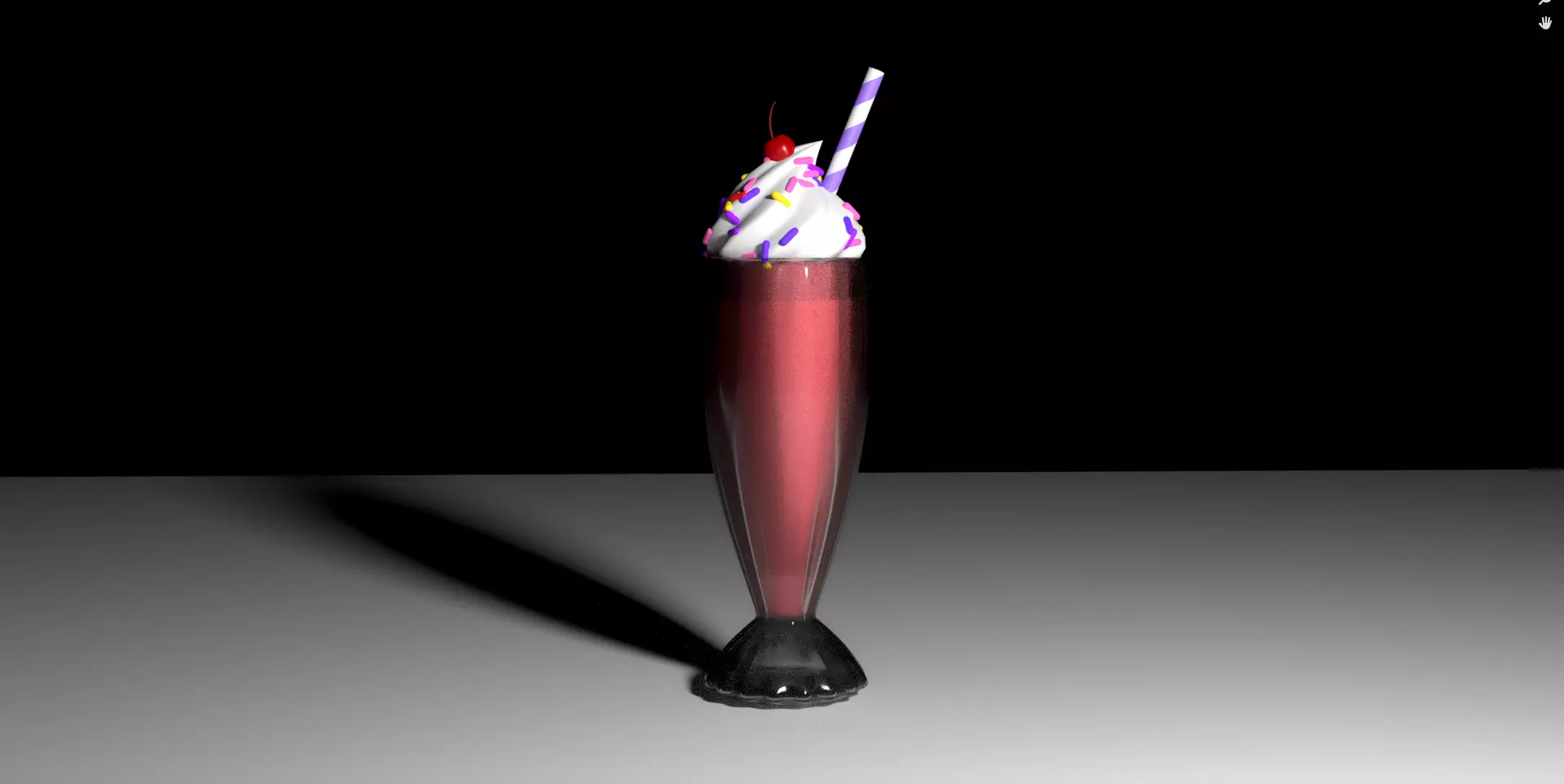 milkshake Free 3D model_0