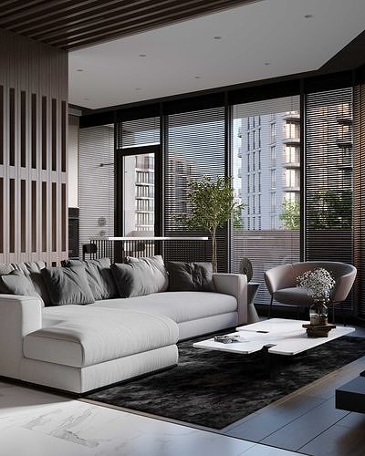 Interior project RODOS 3D model 2