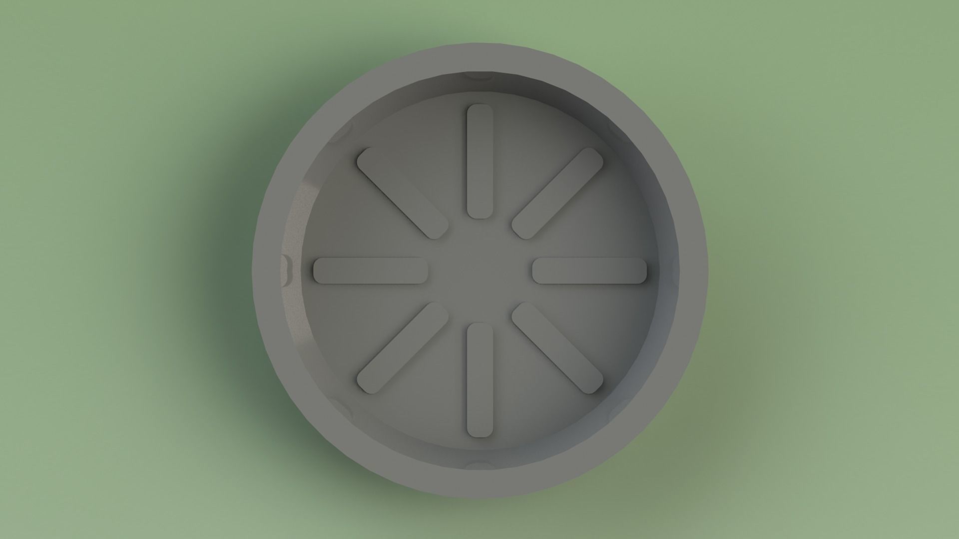 Flowerpot6 cup 3D print model_6