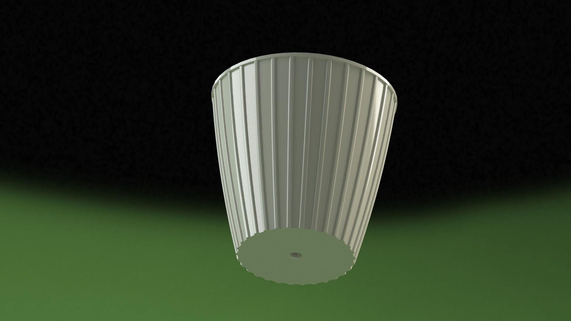 Flowerpot6 cup 3D print model_9