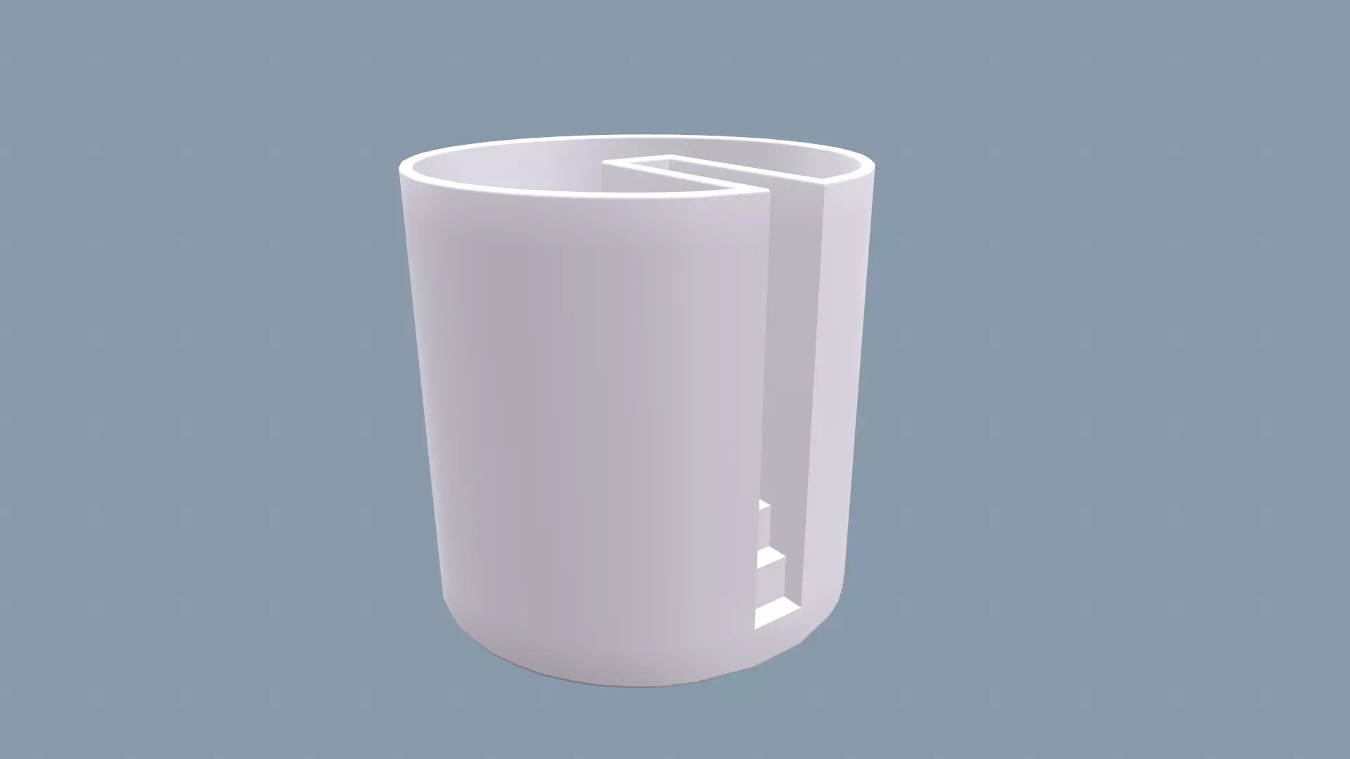 Flowerpot01 cup with hole in it 3D print model