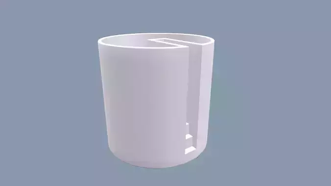 Flowerpot01 cup with hole in it