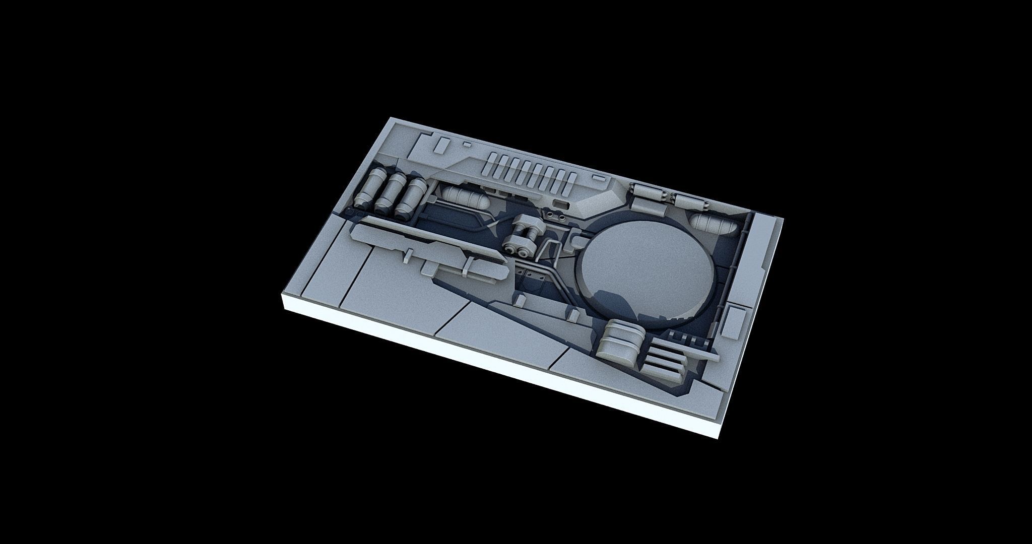Sci-Fi KitBash and Props Pack Part two 3D model_2