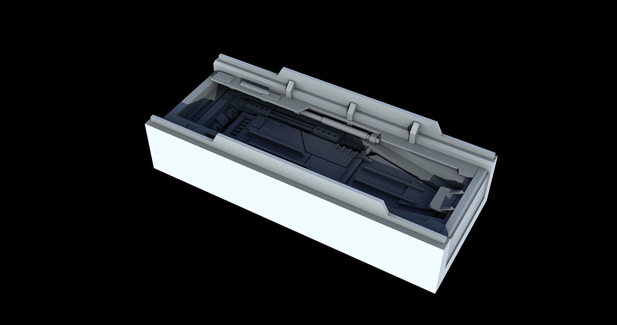 Sci-Fi KitBash and Props Pack Part two 3D model_19