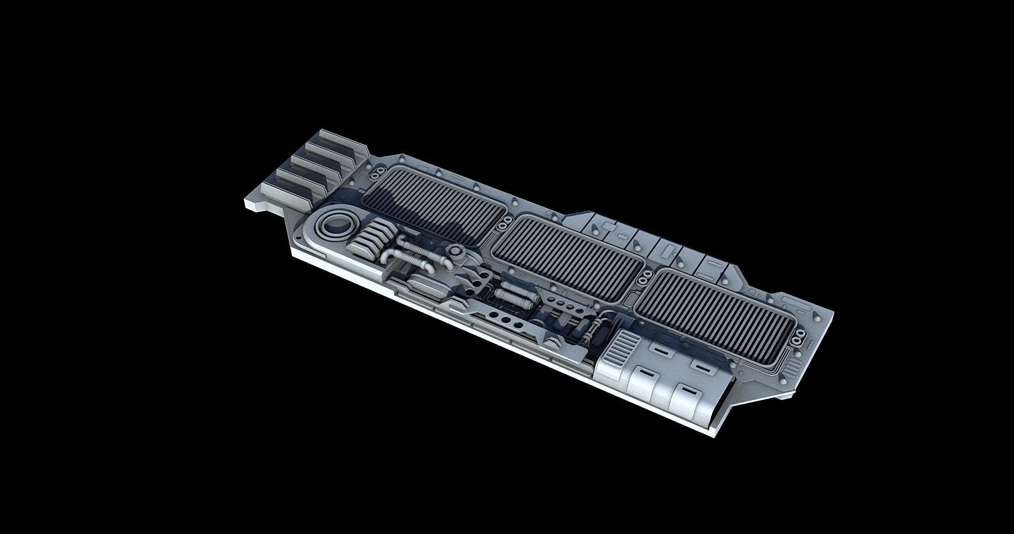 Sci-Fi KitBash and Props Pack Part two 3D model_18