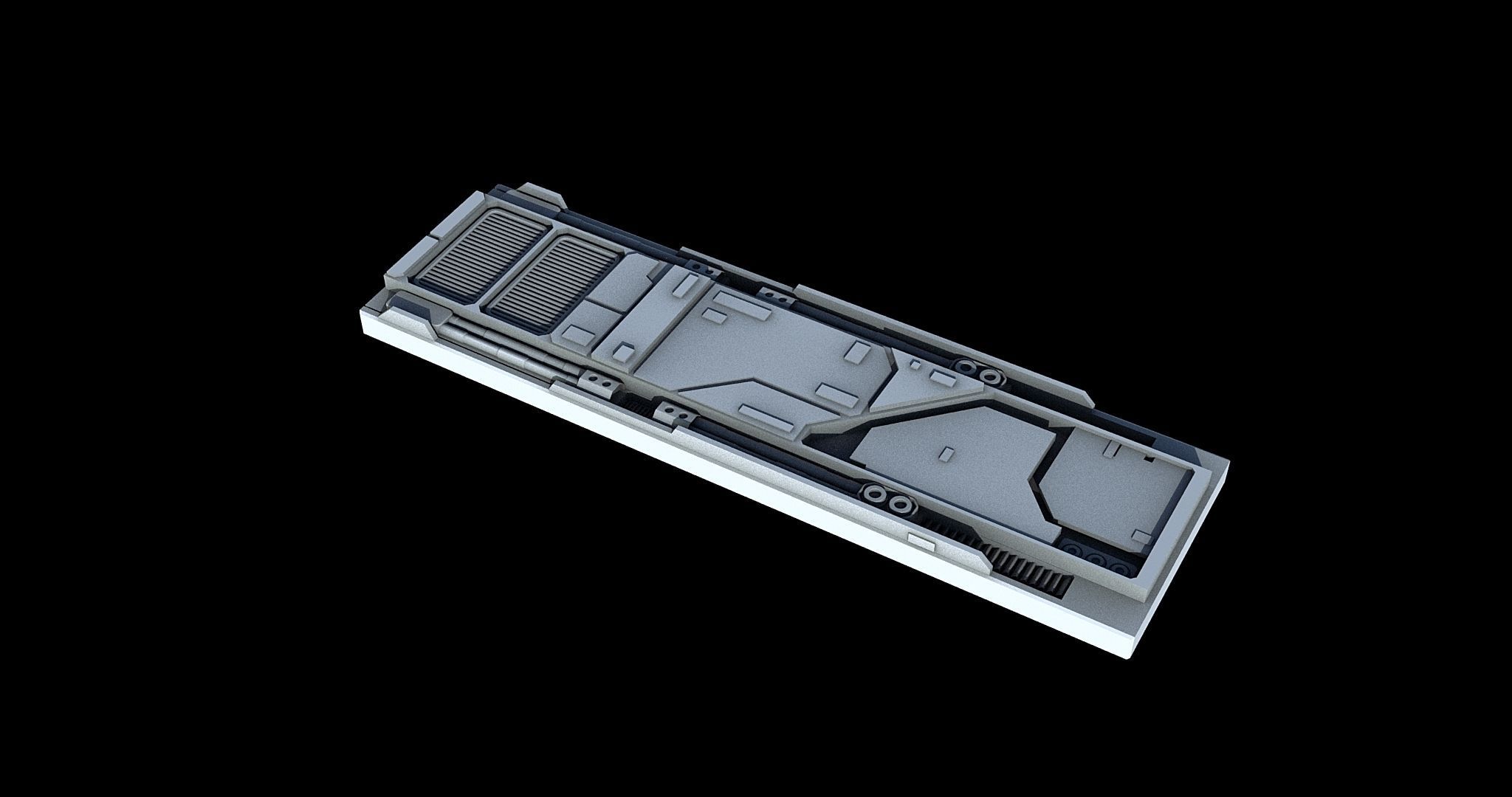 Sci-Fi KitBash and Props Pack Part two 3D model_22