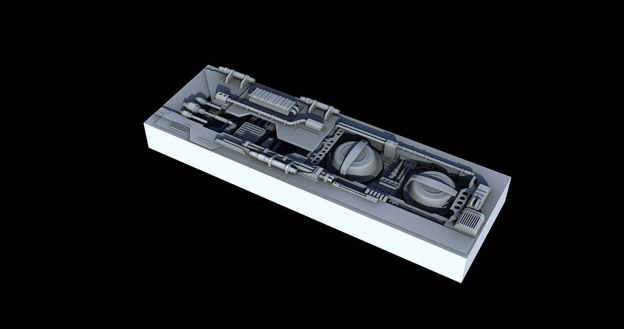 Sci-Fi KitBash and Props Pack Part two 3D model_20