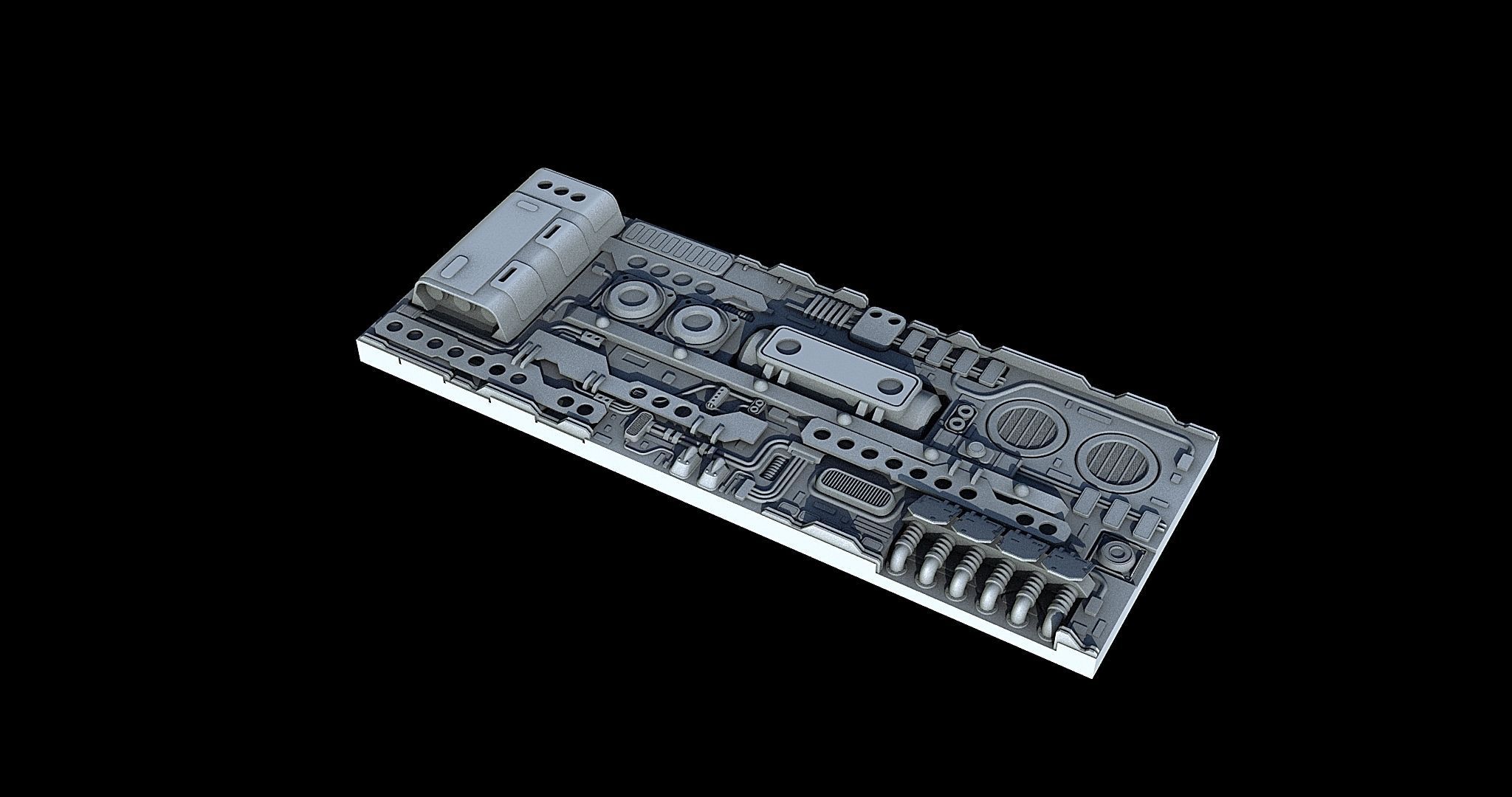 Sci-Fi KitBash and Props Pack Part two 3D model_17