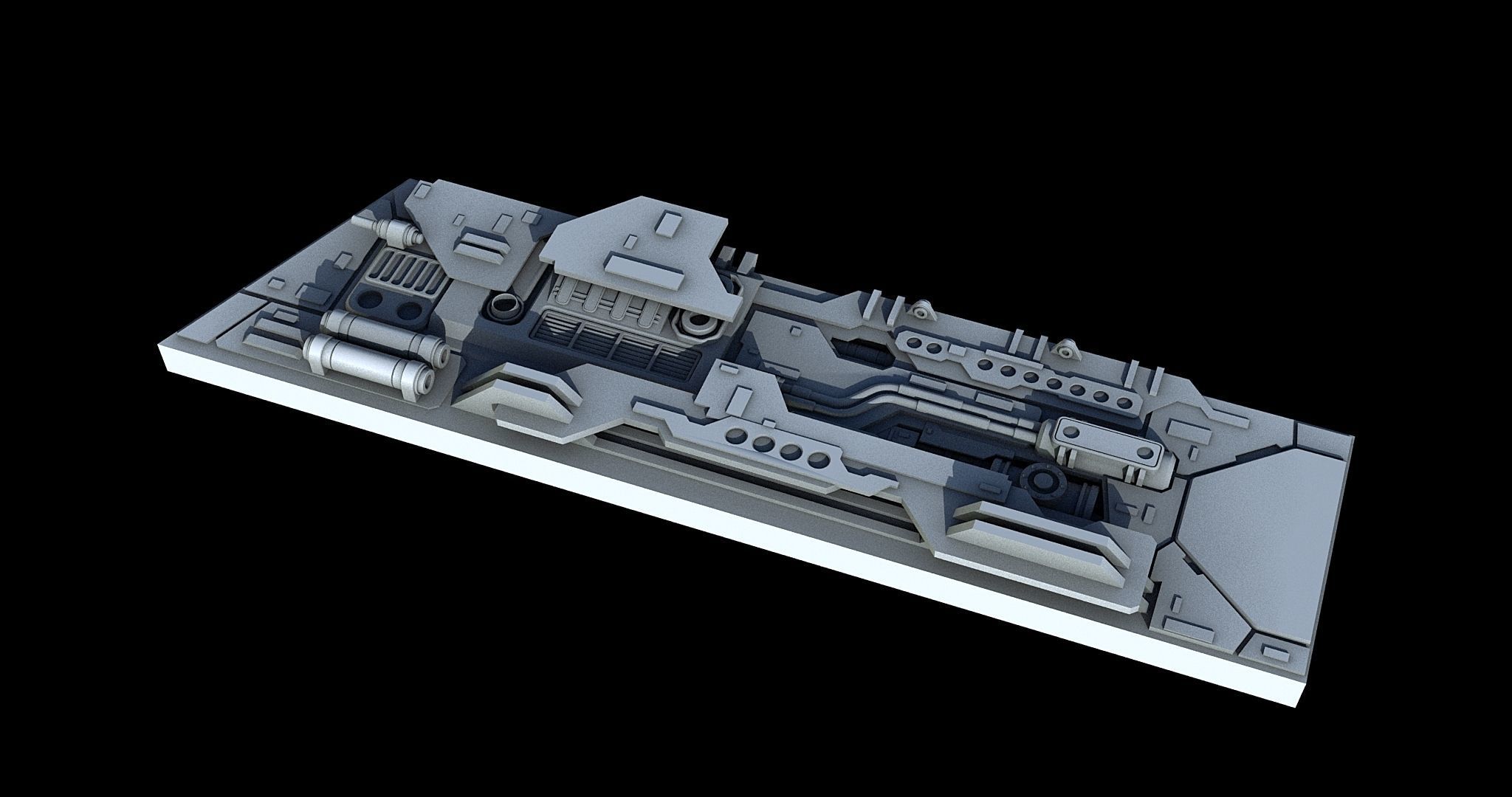 Sci-Fi KitBash and Props Pack Part two 3D model_14