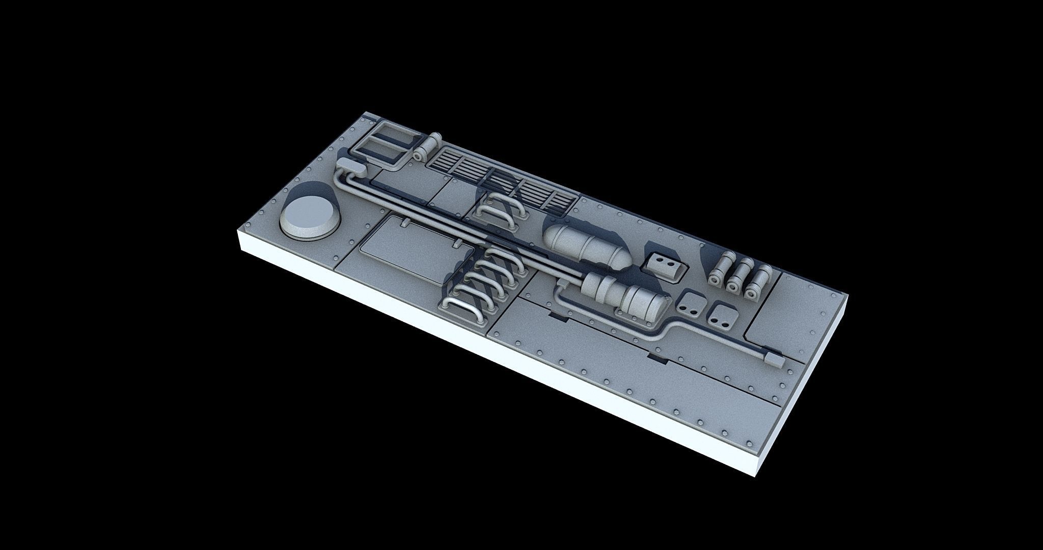 Sci-Fi KitBash and Props Pack Part two 3D model_24