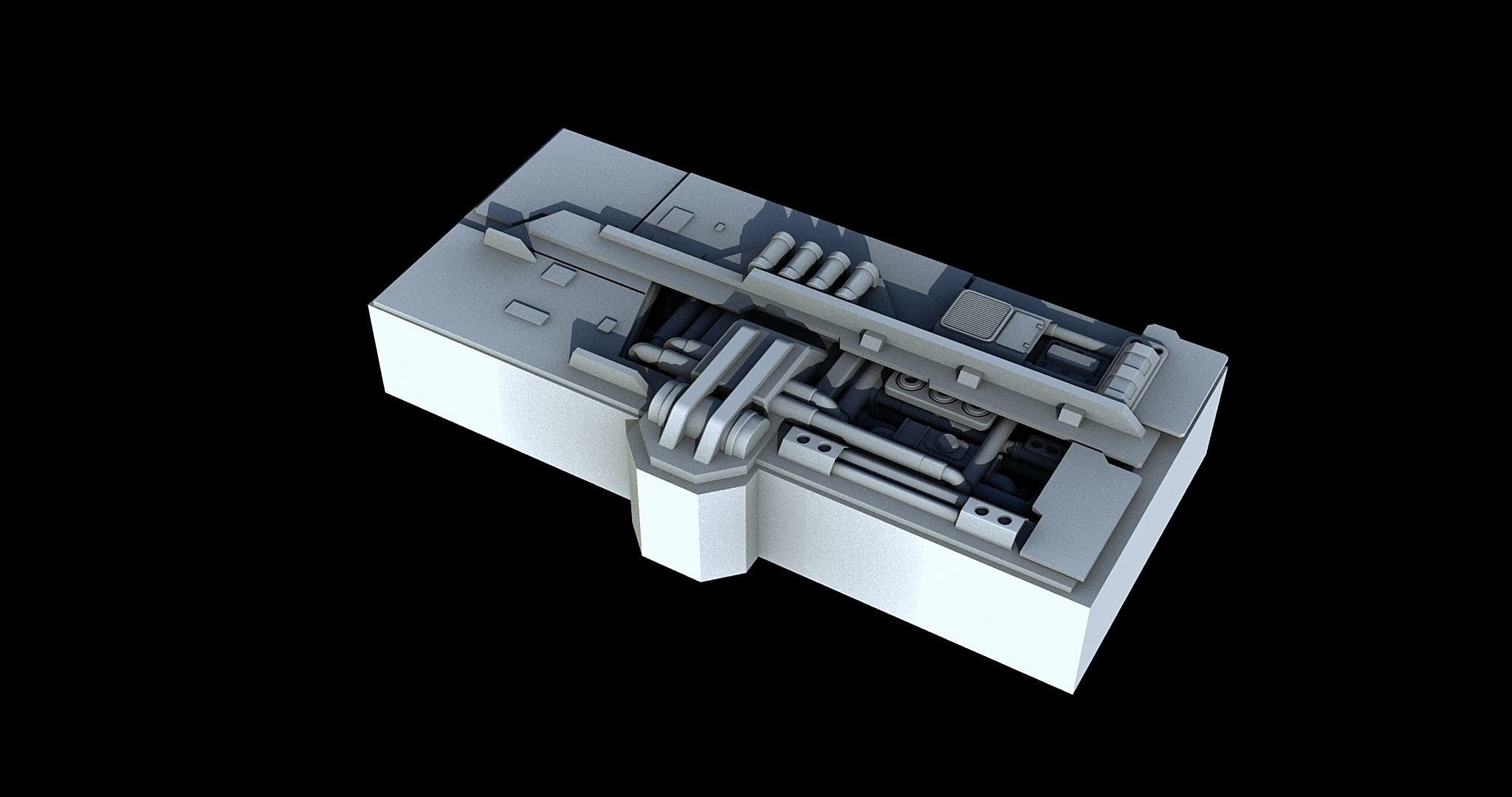Sci-Fi KitBash and Props Pack Part two 3D model_25