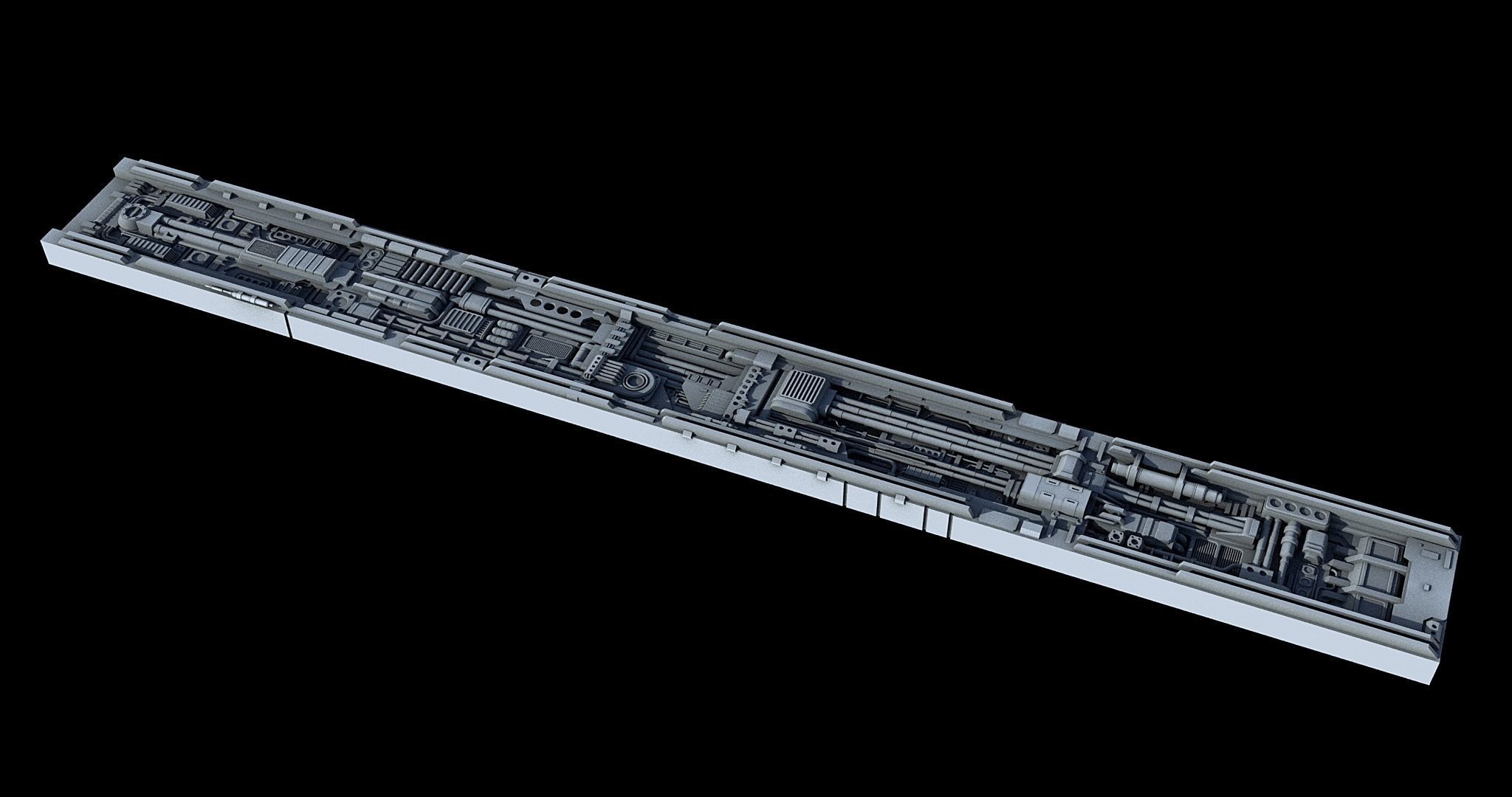 Sci-Fi KitBash and Props Pack Part three 3D model_10