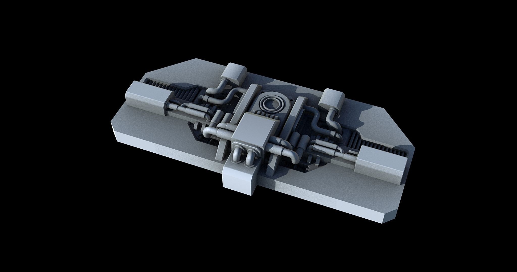 Sci-Fi KitBash and Props Pack Part three 3D model_14