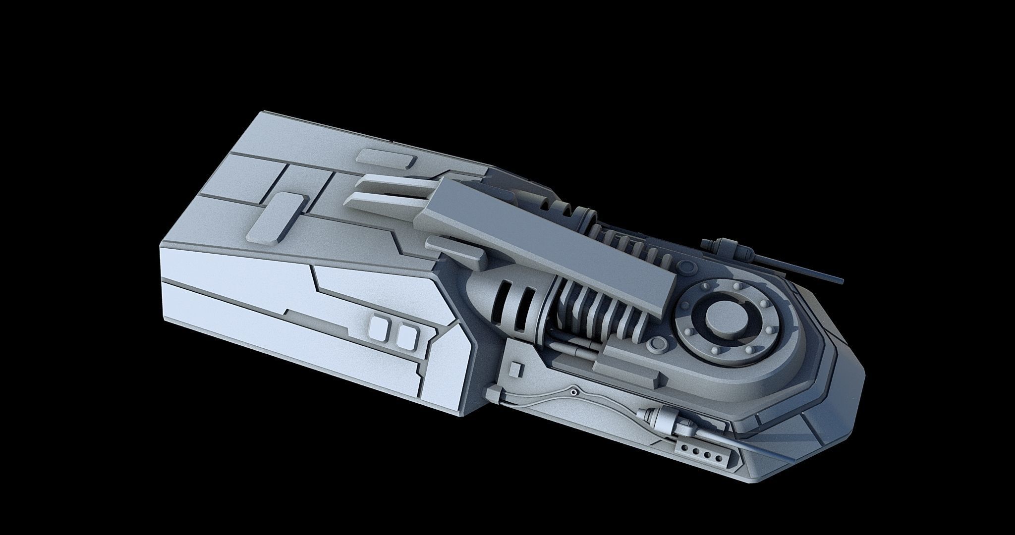 Sci-Fi KitBash and Props Pack Part three 3D model_18