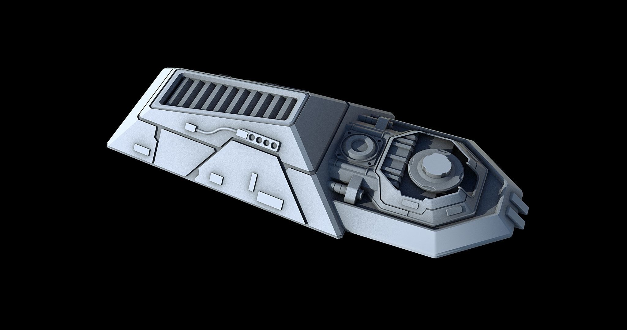 Sci-Fi KitBash and Props Pack Part three 3D model_19