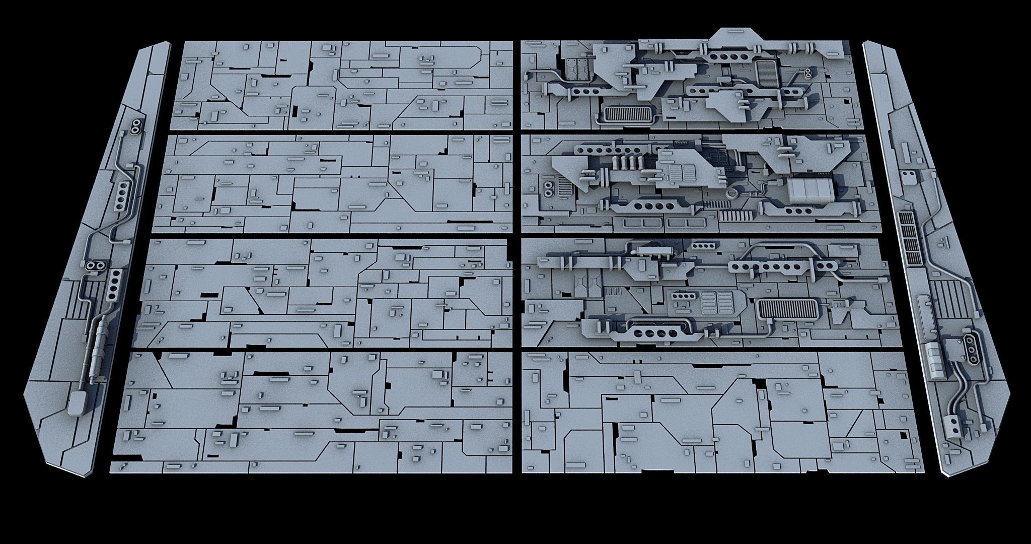 Sci-Fi KitBash and Props Pack Part three 3D model_23