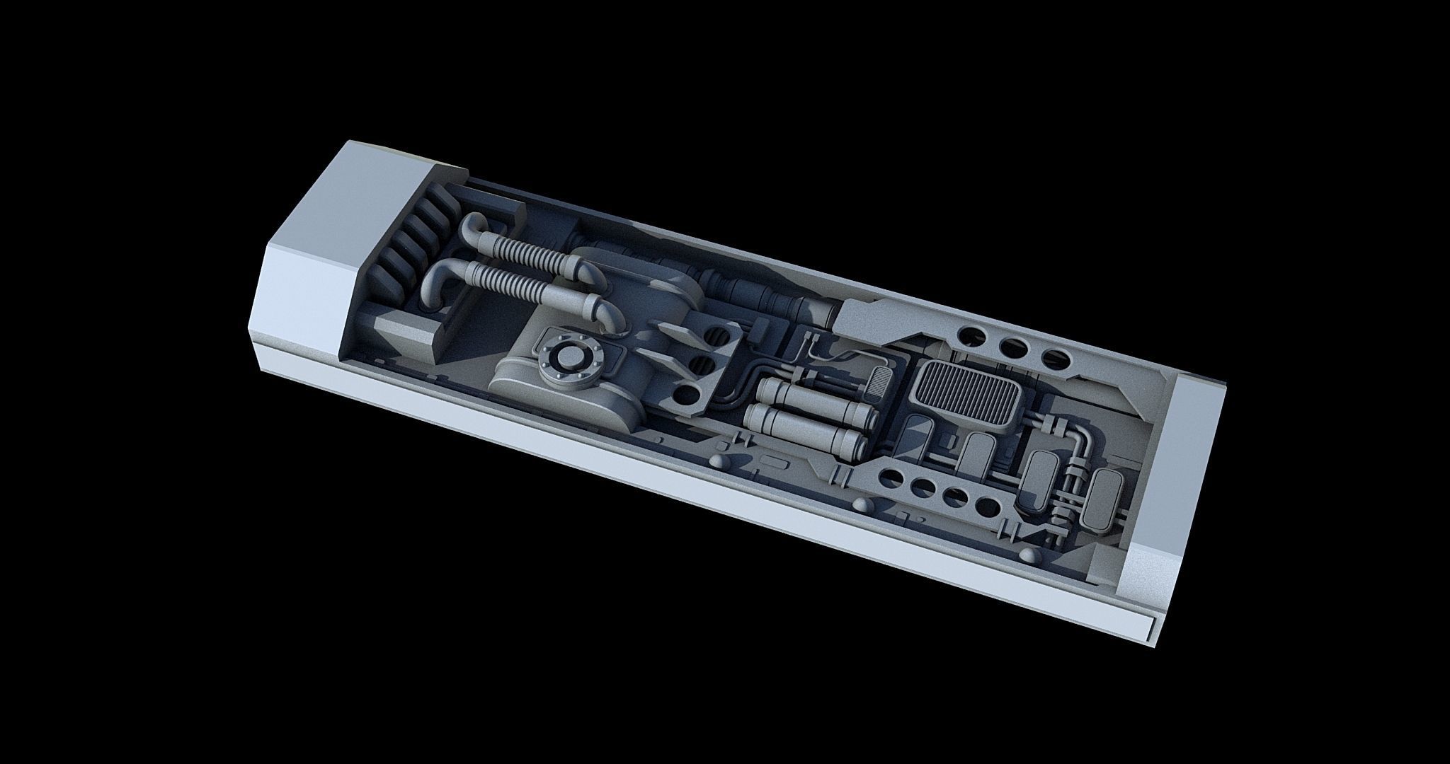 Sci-Fi KitBash and Props Pack Part three 3D model_16