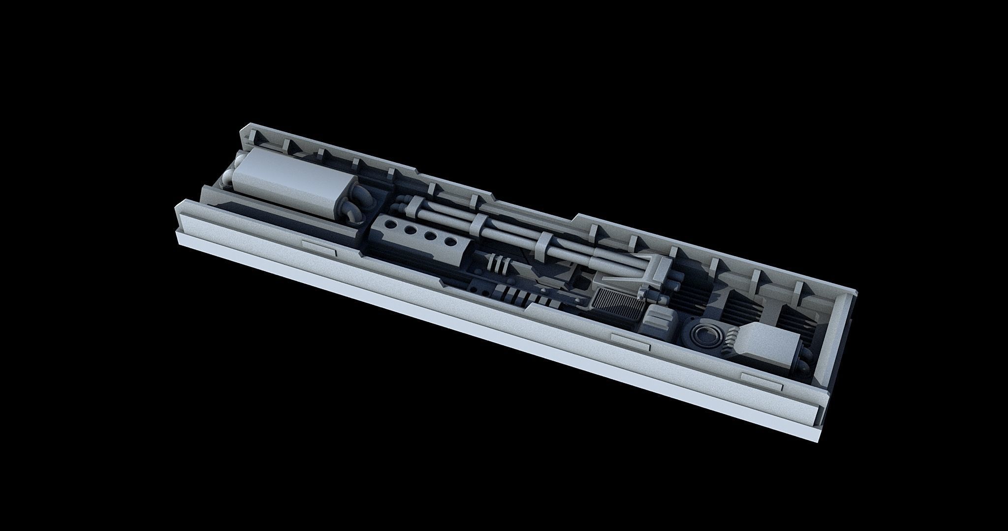 Sci-Fi KitBash and Props Pack Part three 3D model_2