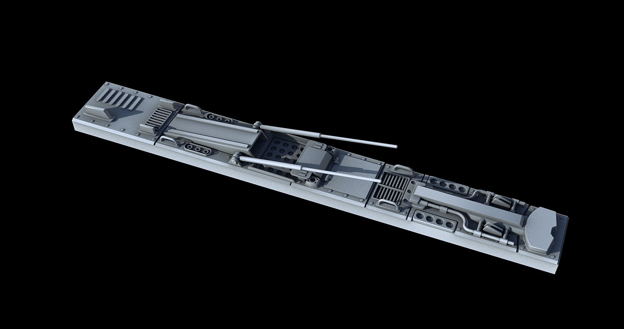 Sci-Fi KitBash and Props Pack Part three 3D model_5