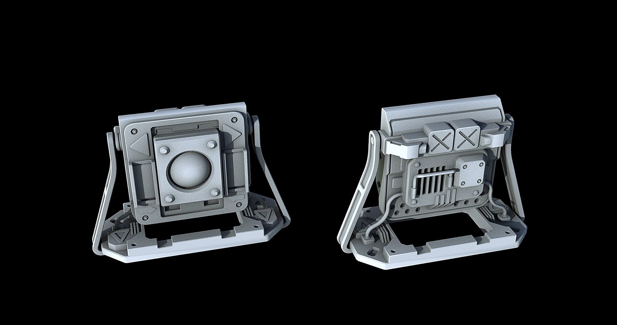 Sci-Fi KitBash and Props Pack Part four 3D model | CGTrader