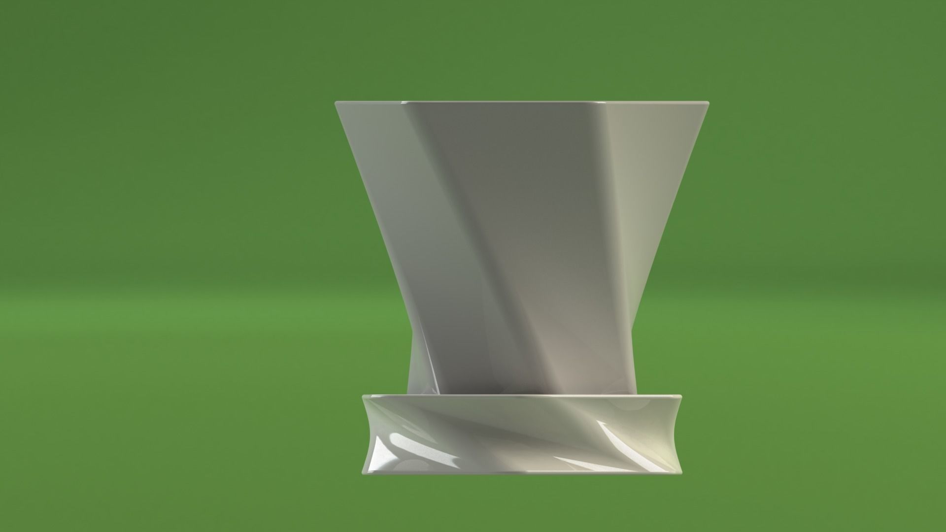 Flowerpot5 hexagon vase 3D print model_3